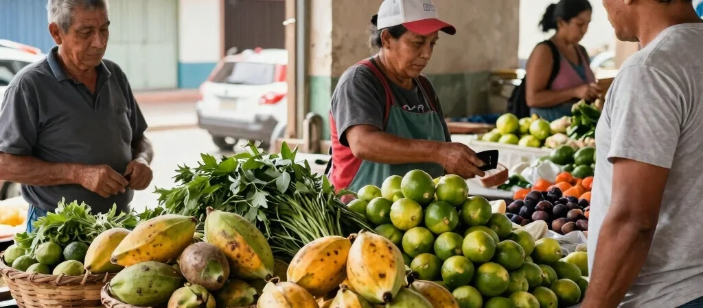 La plaza de mercado también cuenta la ciudad